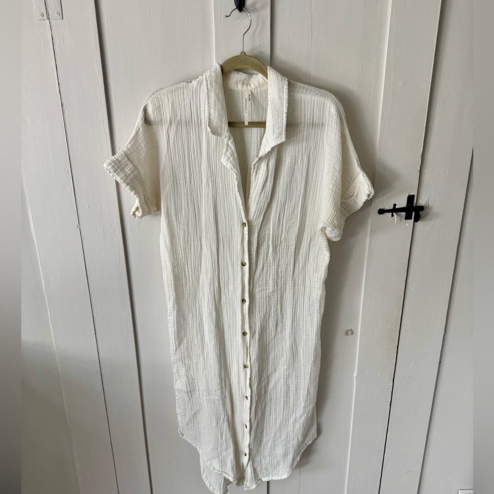 By Anthropologie Button Down Cover Up